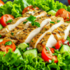 лёгкий салат с курицей